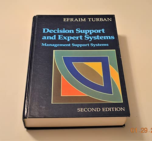 Stock image for Decision support and expert systems: Management support systems (Macmillan series in information systems) for sale by HPB-Red