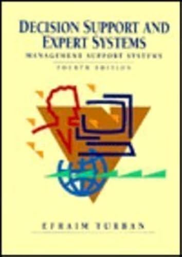 Beispielbild fr Decision Support and Expert Systems: Management Support Systems zum Verkauf von AwesomeBooks
