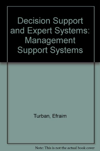 9780024217028: Decision Support and Expert Systems: Management Support Systems