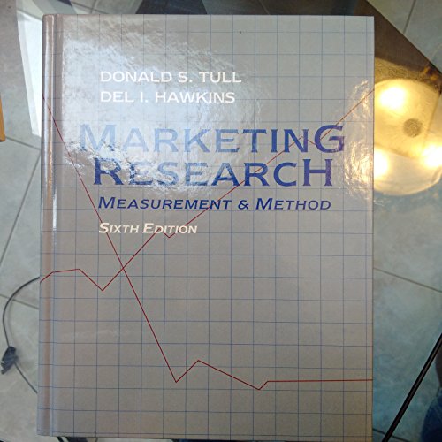 Beispielbild fr Marketing Research: Measurement and Method zum Verkauf von WorldofBooks