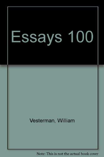 9780024227614: Essays 100