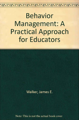 Stock image for Behavior Management: A Practical Approach for Educators for sale by More Than Words