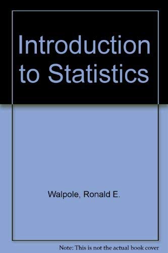 9780024240408: Introduction to Statistics