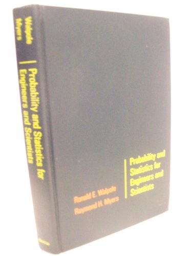 9780024240705: Probability and Statistics for Engineers and Scientists