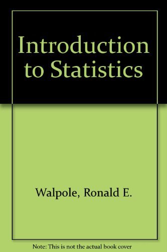 Imagen de archivo de Introduction to Statistics a la venta por ThriftBooks-Atlanta