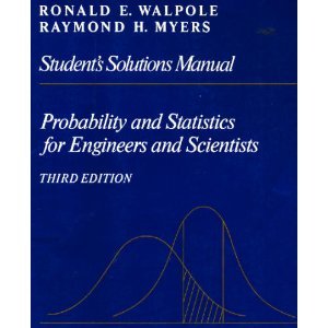 Imagen de archivo de Student's solutions supplement to accompany Probability and statistics for engineers and scientists a la venta por HPB-Red