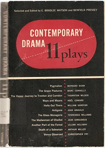 Imagen de archivo de Contemporary Drama: Eleven Plays, American, English, European a la venta por SecondSale