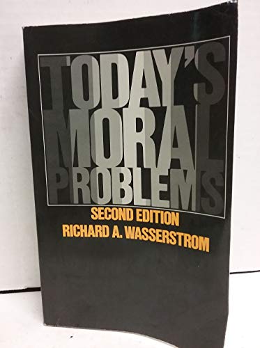 Beispielbild fr Today's Moral Problems zum Verkauf von Better World Books: West