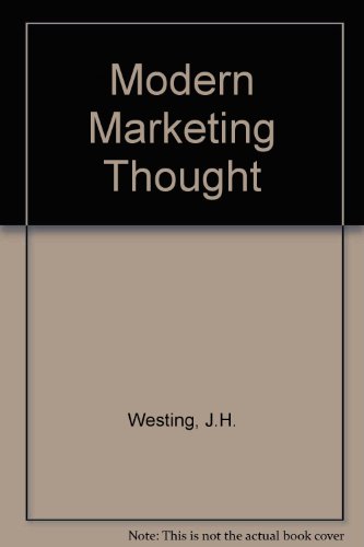 Stock image for Modern Marketing Thought for sale by Better World Books