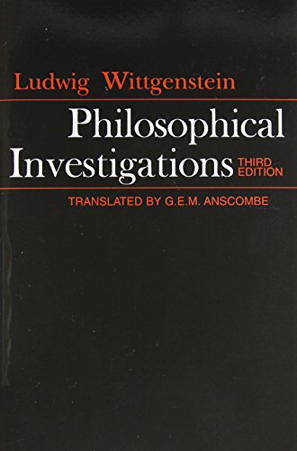 Stock image for Philosophical Investigations (3rd Edition) for sale by HPB-Red