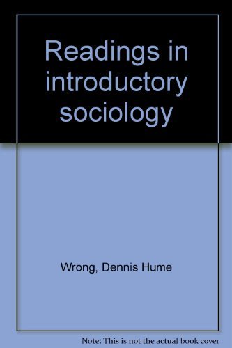 Beispielbild fr Readings in Introductory Sociology, 3rd edition zum Verkauf von BookDepart