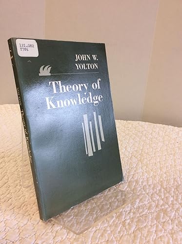 Imagen de archivo de Theory of Knowledge (Sources in Philosophy: A Macmillan Series) a la venta por BookDepart