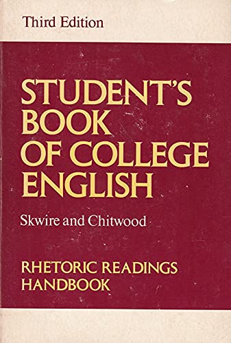 9780024718006: Student's Book of College English