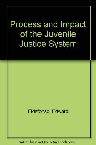 Beispielbild für Process and Impact of the Juvenile Justice System zum Verkauf von Modetz Errands-n-More, L.L.C.