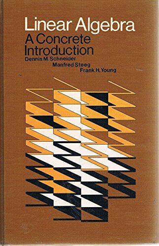 9780024768100: Linear algebra, a concrete introduction