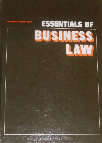 Stock image for Essentials of Business Law for sale by Ergodebooks