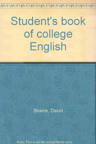 Stock image for Student's book of college English for sale by Wonder Book