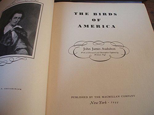 9780025044500: The Birds of America