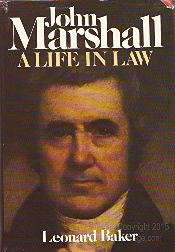 9780025063600: John Marshall: A life in law