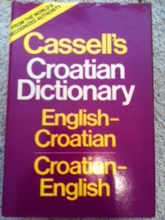 9780025121409: Cassell's New English-Croatian and Croatian-English Dictionary