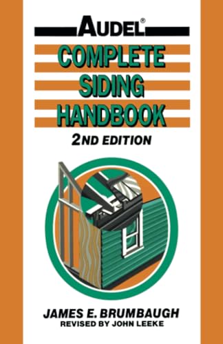 9780025178816: Complete Siding Handbook: Installation, Maintenance, Repair