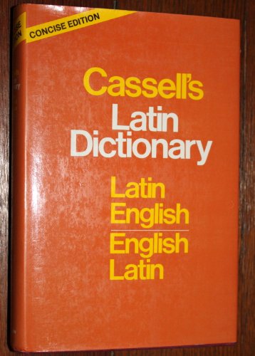 9780025226302: Cassells Concise Latin English, English Latin Dict Ionary