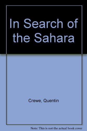 Beispielbild fr In Search of the Sahara zum Verkauf von Willis Monie-Books, ABAA