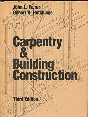 Stock image for Carpentry and Building Construction for sale by Gulf Coast Books