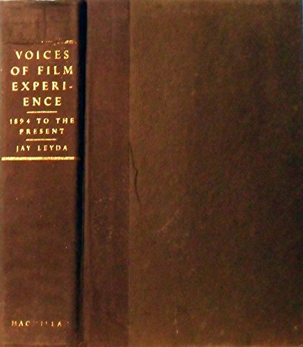 Stock image for Voices of Film Experience: 1894 To the Present for sale by Arnold M. Herr