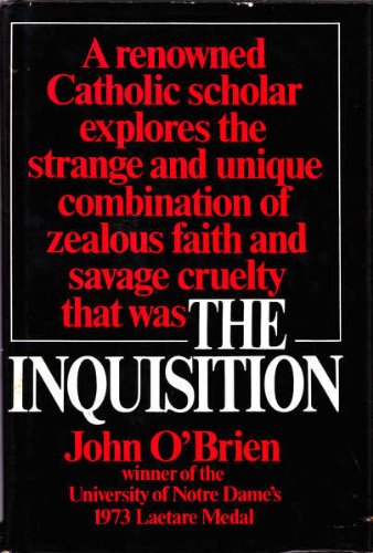 9780025914001: The Inquisition: A Tragic Mistake