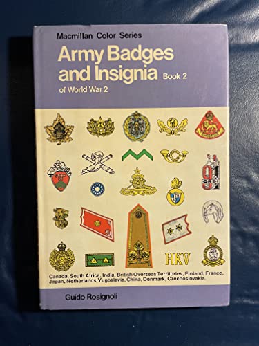 9780026050807: Army Badges and Insignia of World War Ii, Book 2 (Army Badges & Insignia)