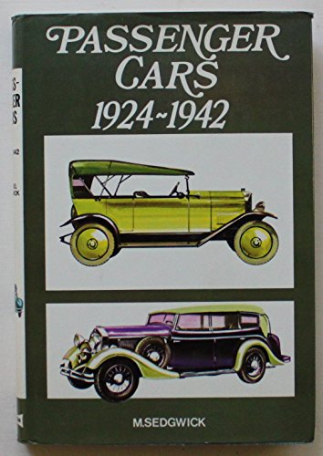 Imagen de archivo de Passenger cars, 1924-1942 a la venta por ThriftBooks-Atlanta