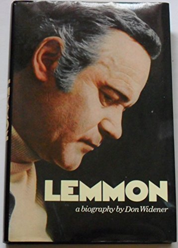 Imagen de archivo de Lemmon: A biography a la venta por Wonder Book