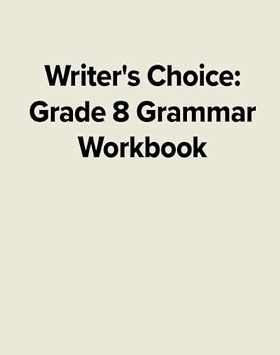 9780026351492: Grammar Workbook 8