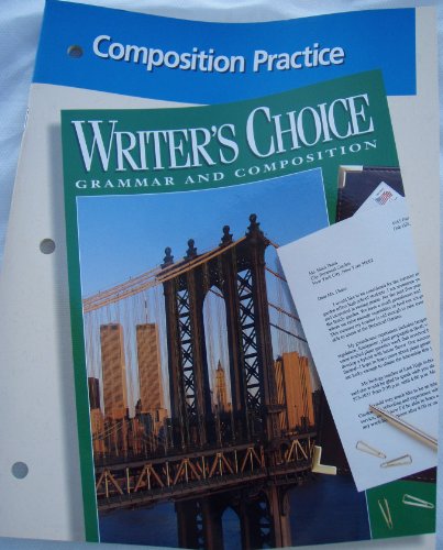 Beispielbild fr Glencoe Writer's Choice Grammar And Composition Grade 11: Composition Practice With Answer Keys (1996 Copyright) zum Verkauf von ~Bookworksonline~