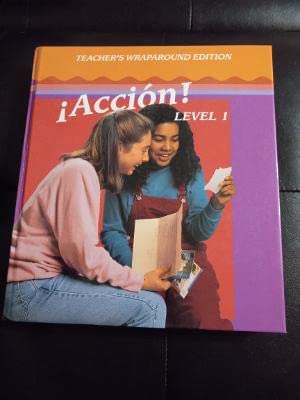 Stock image for Accion Level 1: Teacher Wraparound Edition (Spanish Edition) for sale by HPB-Red