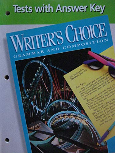 9780026355025: Writer's Choice - Grammar and Compostion - Test with Answer Key