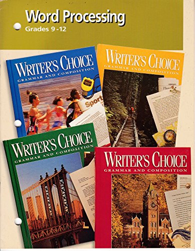 9780026355957: Writers Choice Word Processing