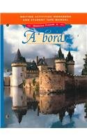 Stock image for A Bord: Glencoe French 2 : Writing Activities Workbook and Student Tape Manual for sale by Wonder Book