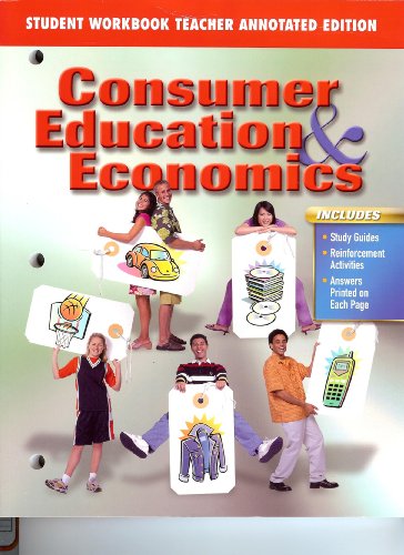 9780026372268: Student Activity Workbook (Consumer Education and Economics, Teacher's Annotated Edition)