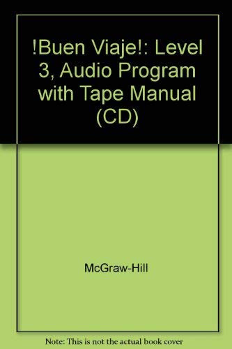 9780026418409: !Buen Viaje!: Level 3, Audio Program with Tape Manual (CD)