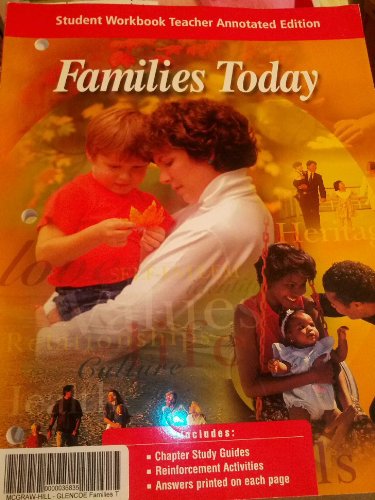 Stock image for Families Today, Teacher's Annotated Student Workbook With Answer Keys, Second Edition (1997 Copyright) for sale by ~Bookworksonline~