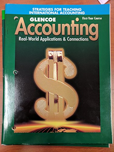 Stock image for Glencoe Accounting First-Year Course Strategies for Teaching International Accounting. (Paperback) for sale by Nationwide_Text