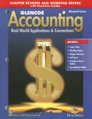 Stock image for Glencoe Accounting: Advanced Course, Working Papers for sale by Allied Book Company Inc.