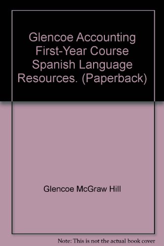 Stock image for Glencoe Accounting First-Year Course Spanish Language Resources. (Paperback) for sale by Nationwide_Text