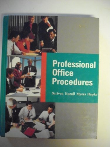 Stock image for Professional Office Procedures for sale by Irish Booksellers