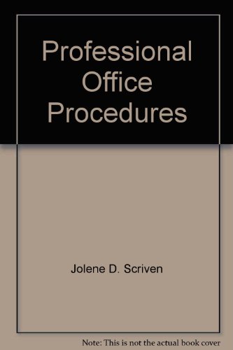 9780026508643: Professional Office Procedures