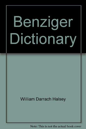 Stock image for Benziger Dictionary for sale by Ergodebooks
