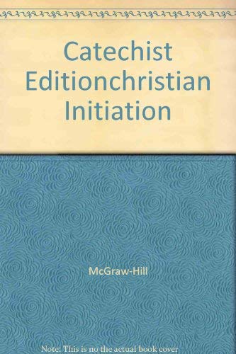 Stock image for Catechist Editionchristian Initiation for sale by Ergodebooks