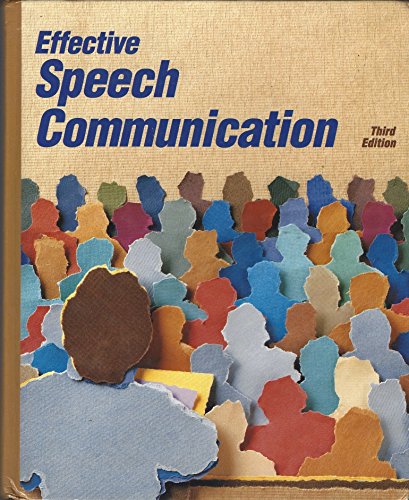 9780026598897: Effective Speech Communication
